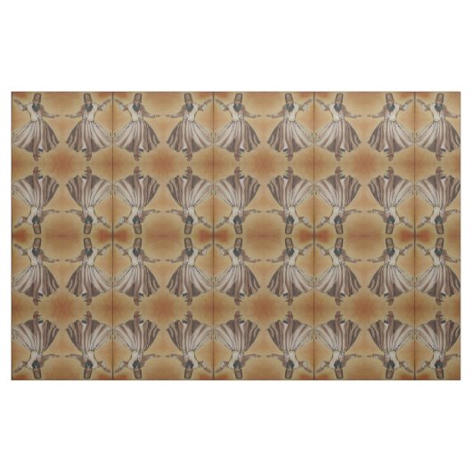 Dancing Dervish Ottoman Dynasty Art Stof (Fat Quarter)
