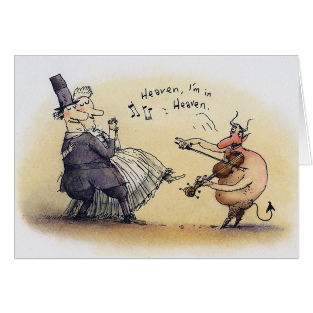 Dancing Devil Card (Voorkant Horizontaal)