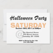 Dancing Disco Ghosts Halloween Feest Uitnodigingen (Achterkant)