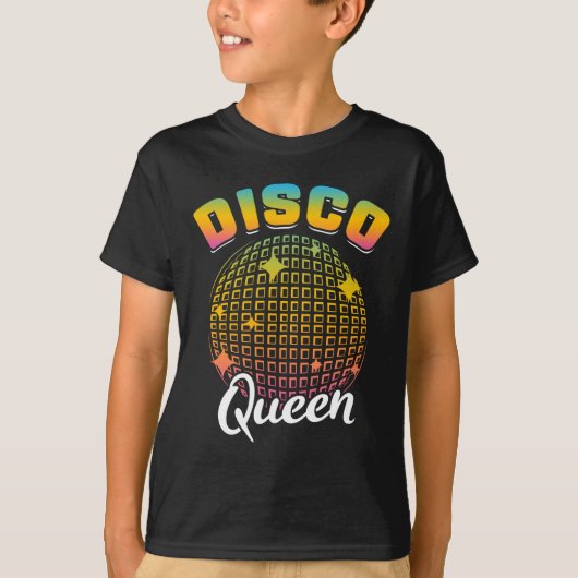Dancing Disco Queen 70s 80s 90s Music T-shirt (Voorkant)