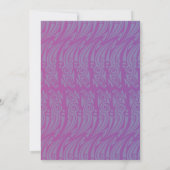 DANCING DOLPHINS Bat Mitzvah Invitation-roze1 Kaart (Achterkant)