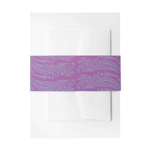 DANCING DOLPHINS Bat Mitzvah Invitation Wrap Band Uitnodigingen Wikkel (Voorkant Voorbeeld)