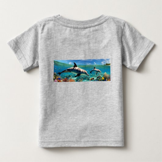 Dancing Dolphins in a Coral Paradise (Achterkant)