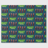 Dancing Donald Trump MAGA Kerst Cadeaupapier (Vlak)