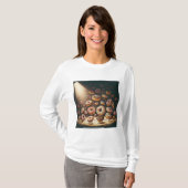 Dancing Doughnuts Surreal Bakery T-shirt (Voorkant volledig)