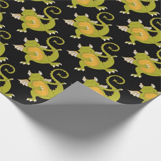 Dancing Dragon Cadeaupapier (Hoek)