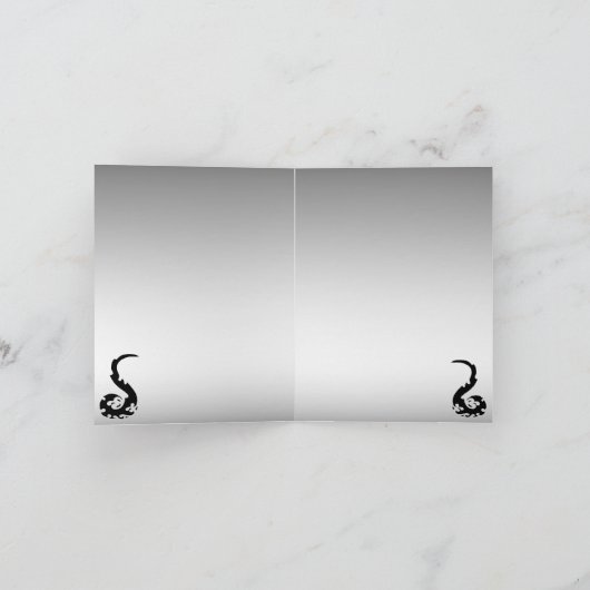 Dancing Dragon Dank u Bedankkaart (Binnen)