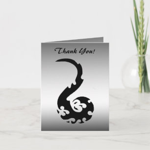 Dancing Dragon Dank u Bedankkaart