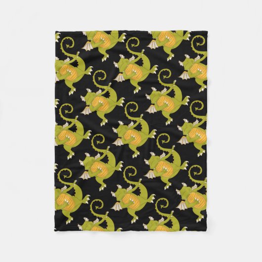 Dancing Dragon Fleece Deken (Voorkant)