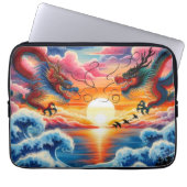 Dancing dragon tablet protector laptop sleeve (Voorkant)