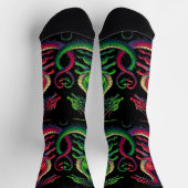 DANCING DRAGONS SOCKS SOKKEN (Top)