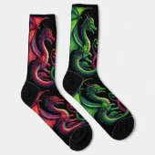 DANCING DRAGONS SOCKS SOKKEN (Rechts)