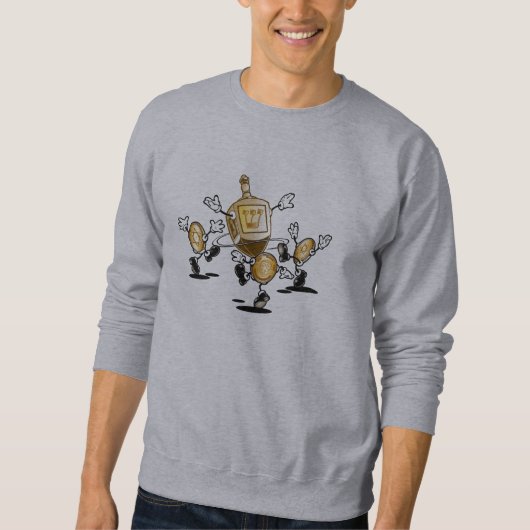 Dancing Dreidel Sweatshirt (Voorkant)