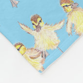 Dancing Ducks Fleece Deken (Hoek)