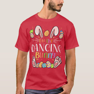 Dancing Easter Matching Family Party Bunny Face Co T-shirt