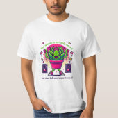 Dancing Echeveria: Schattigee Kawaii Succulent Par T-shirt (Voorkant)