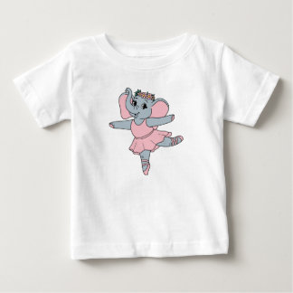 Dancing Elephant Ballerina Pink Ballet Animal Art