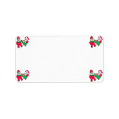 DANCING ELVES adresetiketten Etiket (Voorkant)