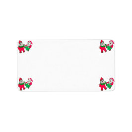 DANCING ELVES adresetiketten Etiket