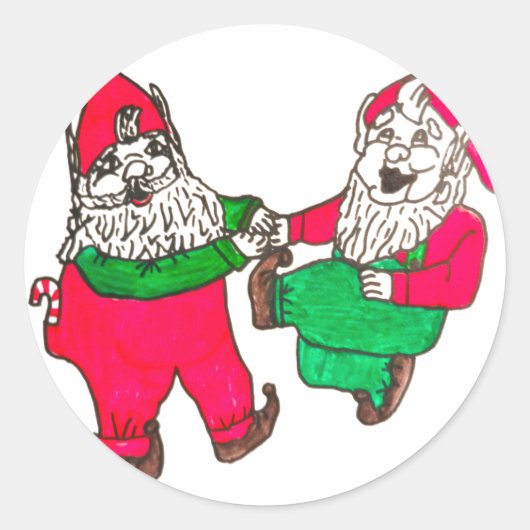 DANCING ELVES stickers (Voorkant)