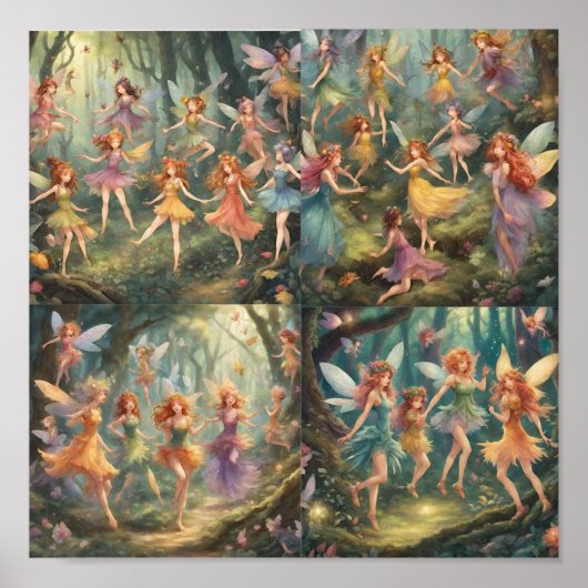 Dancing Fairies Poster (Voorkant)