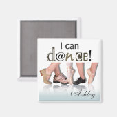 "Dancing Feet" - Choreograaf, Danser, Instructeur Magneet (Voorkant / Achterkant)