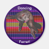Dancing Ferret Magnet (Voorkant)