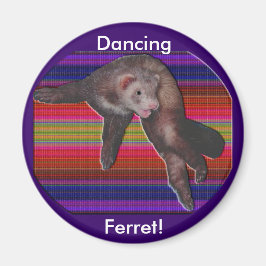 Dancing Ferret Magnet