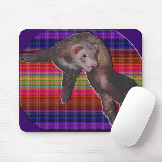 Dancing Ferret Mousepad Muismat (Met muis)