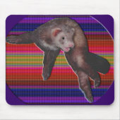 Dancing Ferret Mousepad Muismat (Voorkant)