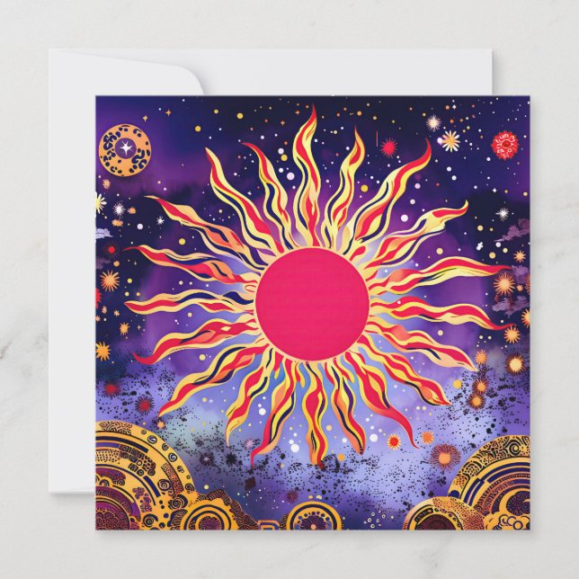 Dancing Fire of the Cosmos beroemd gemaakt door Th (Voorkant)