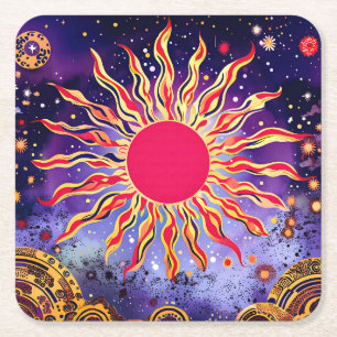 Dancing Fire of the Cosmos beroemd gemaakt door Th Kartonnen Onderzetters