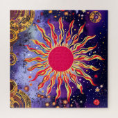 Dancing Fire of the Cosmos beroemd gemaakt door Th Legpuzzel (Horizontaal)