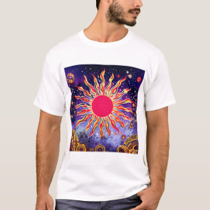 Dancing Fire of the Cosmos beroemd gemaakt door Th T-shirt
