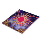 Dancing Fire of the Cosmos beroemd gemaakt door Th Tegeltje (Zijkant)