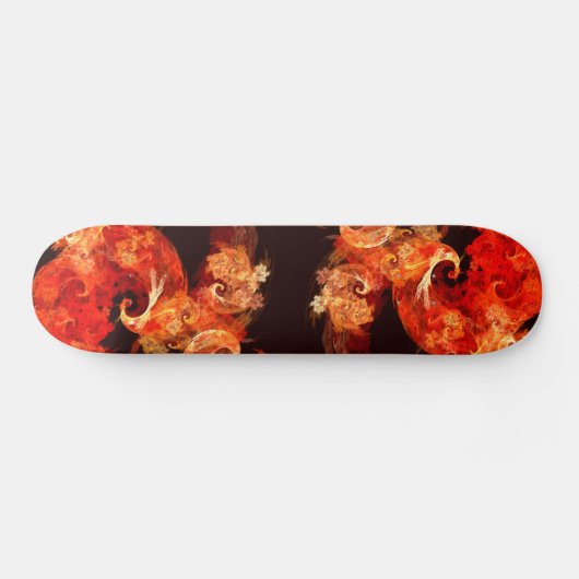 Dancing Firebirds Abstract Art Skateboard (Horizontaal)