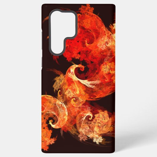 Dancing Firebirds Art Modern Fractal Abstract Samsung Galaxy Hoesje (Achterkant)