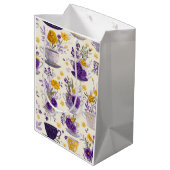 Dancing flower  medium cadeauzakje (Achterkant Gekanteld)