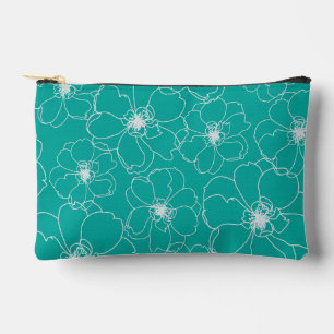 Dancing Flowers Rits Pouch Etui