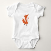 Dancing Fox Schattigee kunst Romper (Voorkant)