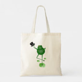 Dancing Frog Canvas tas (Achterkant)