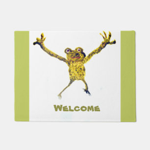 Dancing Frog Welcoming Deurmat