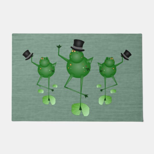 Dancing Frogs Deurmat (Voorkant)