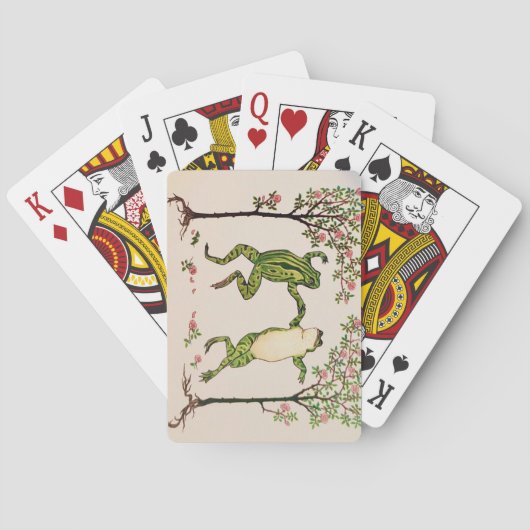 Dancing Frogs Playing Cards Pokerkaarten (Achterkant)