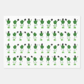 Dancing Frogs Wrapping Papier Bladen Inpakpapier Vel (Voorkant)
