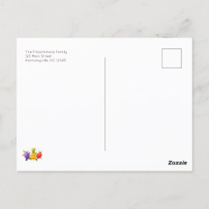 Dancing Fruit Verjaardagsuitnodiging Briefkaart
