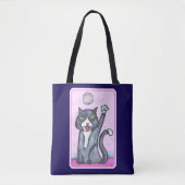 Dancing Fun Disco Ball Cat Cartoon Time Tote Bag (Voorkant)