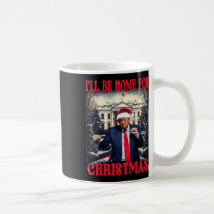 Dancing Funny Humorous Trump Ik zal thuis zijn voo Koffiemok