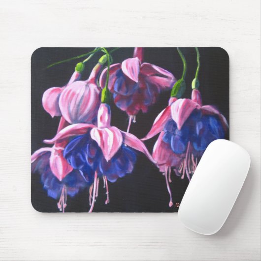 Dancing Fuschias Mouse Mat Muismat (Met muis)