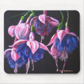 Dancing Fuschias Mouse Mat Muismat (Voorkant)